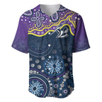 Melbourne Rugby NRL Custom Indigenous Baseball Jersey Raging Storms - Aussie Hoodie