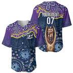 Melbourne Rugby NRL Custom Indigenous Baseball Jersey Raging Storms - Aussie Hoodie