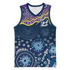 Melbourne Rugby NRL Custom Indigenous Basketball Jersey Raging Storms - Aussie Hoodie