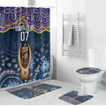Melbourne Rugby NRL Custom Indigenous Bathroom Set Raging Storms - Aussie Hoodie