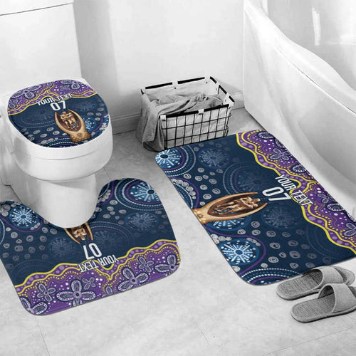 Melbourne Rugby NRL Custom Indigenous Bathroom Set Raging Storms - Aussie Hoodie