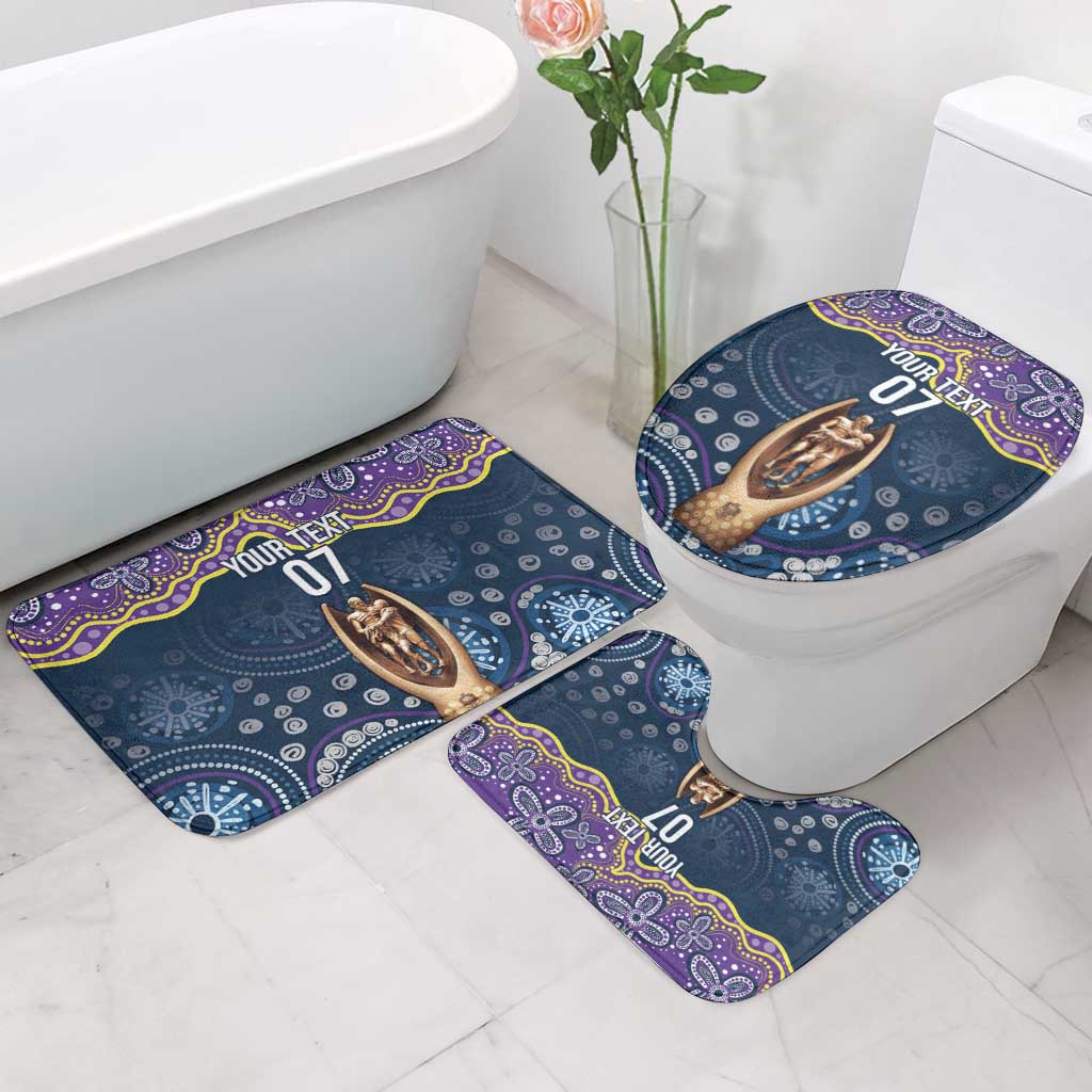 Melbourne Rugby NRL Custom Indigenous Bathroom Set Raging Storms - Aussie Hoodie