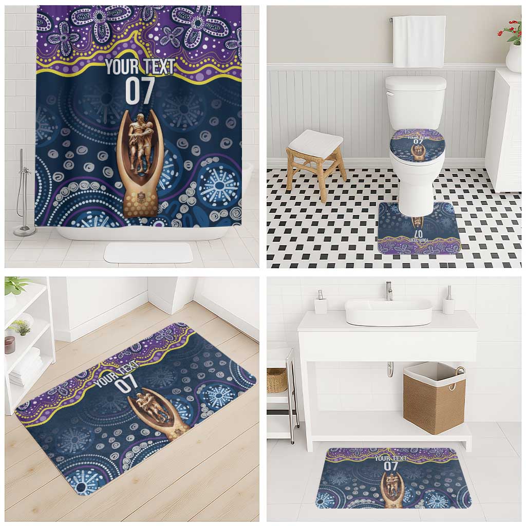 Melbourne Rugby NRL Custom Indigenous Bathroom Set Raging Storms - Aussie Hoodie