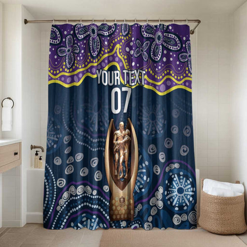 Melbourne Rugby NRL Custom Indigenous Bathroom Set Raging Storms - Aussie Hoodie