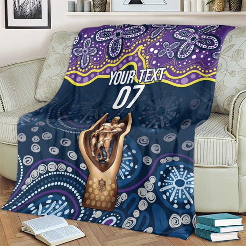 Melbourne Rugby NRL Custom Indigenous Blanket Raging Storms - Aussie Hoodie