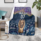 Melbourne Rugby NRL Custom Indigenous Blanket Raging Storms - Aussie Hoodie