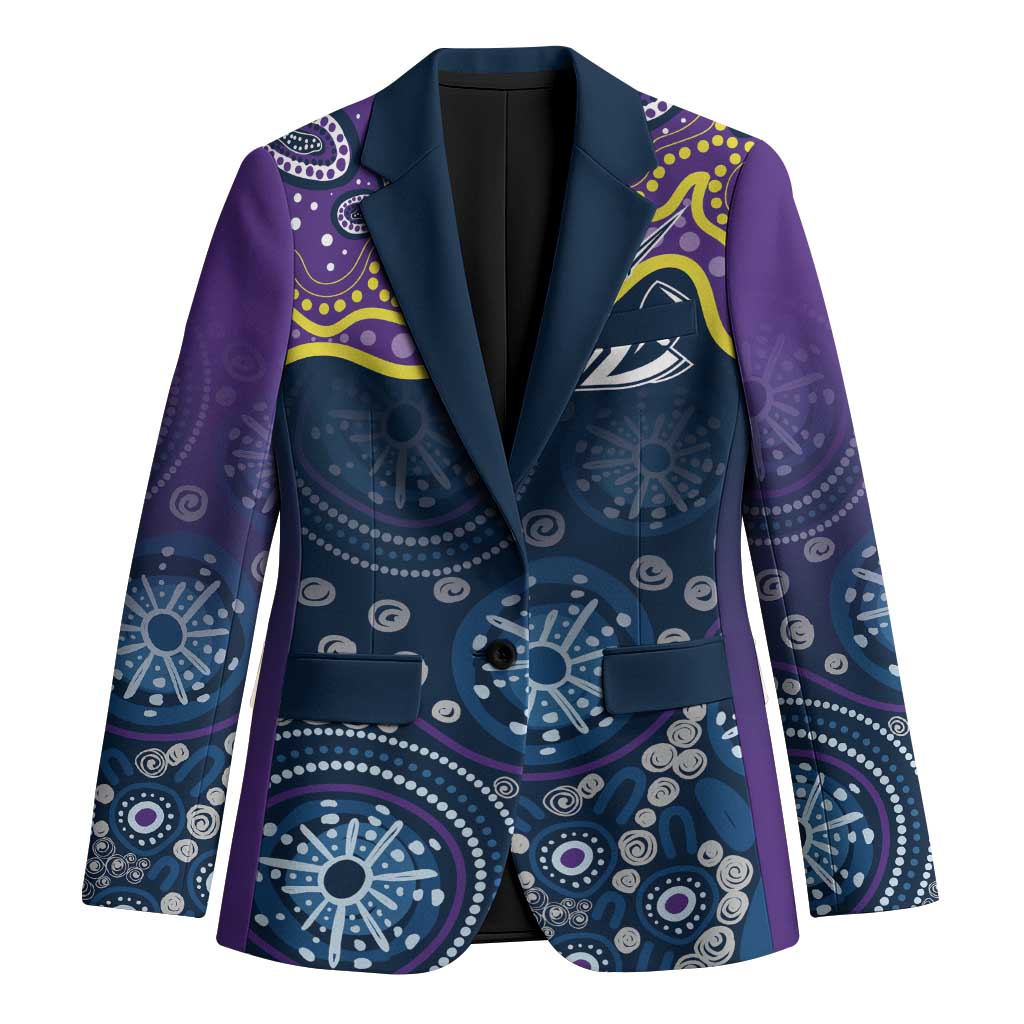 Melbourne Rugby NRL Custom Indigenous Blazer Raging Storms - Aussie Hoodie