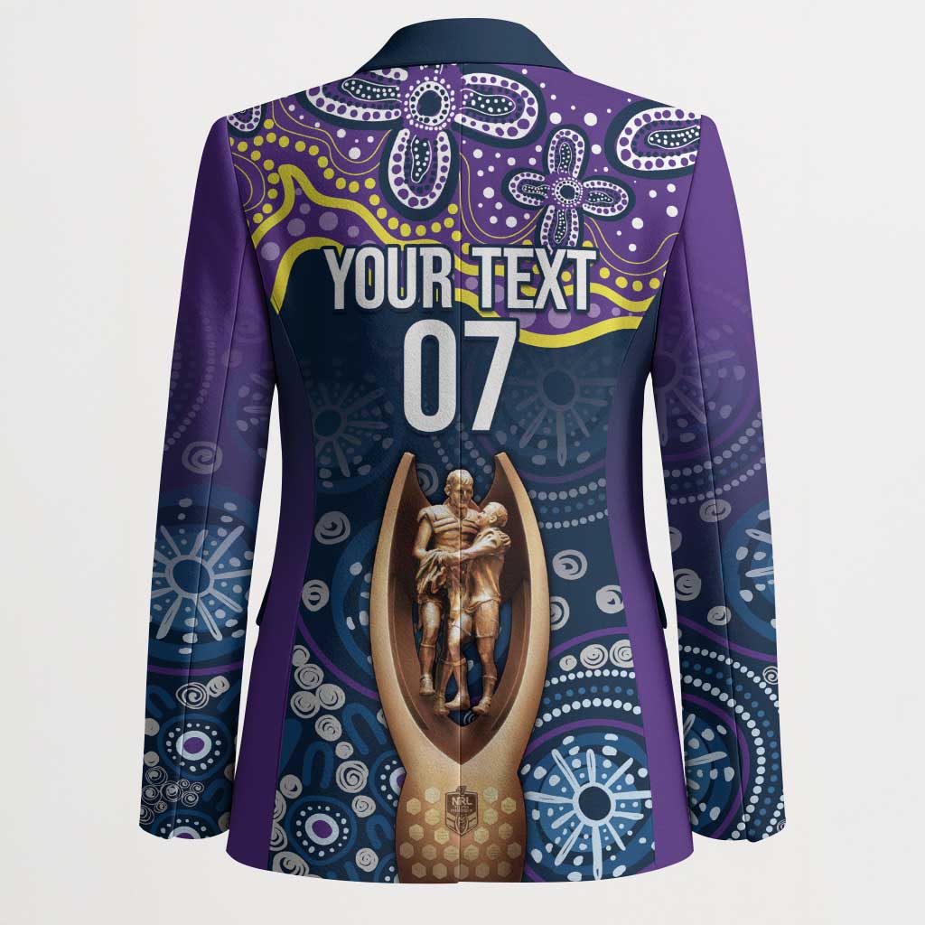 Melbourne Rugby NRL Custom Indigenous Blazer Raging Storms - Aussie Hoodie