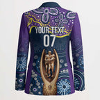 Melbourne Rugby NRL Custom Indigenous Blazer Raging Storms - Aussie Hoodie