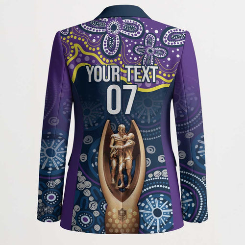 Melbourne Rugby NRL Custom Indigenous Blazer Raging Storms - Aussie Hoodie