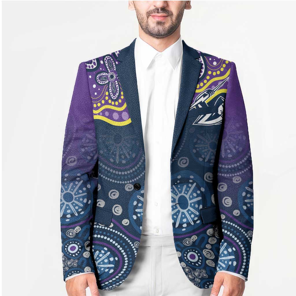 Melbourne Rugby NRL Custom Indigenous Blazer Raging Storms - Aussie Hoodie