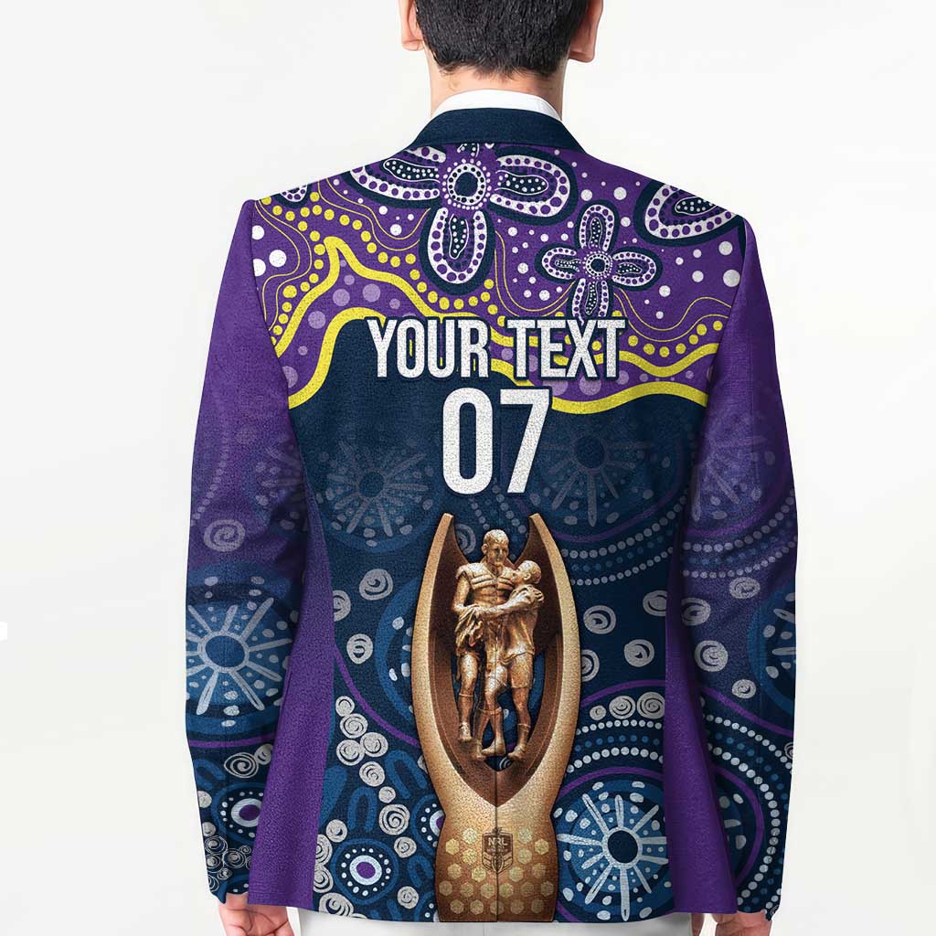 Melbourne Rugby NRL Custom Indigenous Blazer Raging Storms - Aussie Hoodie