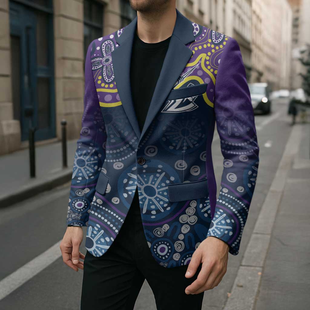 Melbourne Rugby NRL Custom Indigenous Blazer Raging Storms - Aussie Hoodie