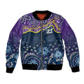 Melbourne Rugby NRL Custom Indigenous Bomber Jacket Raging Storms - Aussie Hoodie