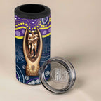 Melbourne Rugby NRL Custom Indigenous 4 in 1 Can Cooler Tumbler Raging Storms - Aussie Hoodie