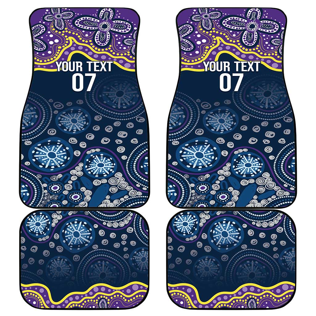 Melbourne Rugby NRL Custom Indigenous Car Mats Raging Storms - Aussie Hoodie