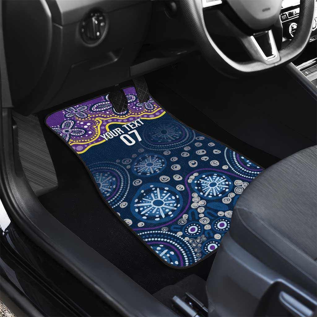 Melbourne Rugby NRL Custom Indigenous Car Mats Raging Storms - Aussie Hoodie