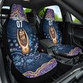Melbourne Rugby NRL Custom Indigenous Car Seat Cover Raging Storms - Aussie Hoodie
