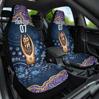 Melbourne Rugby NRL Custom Indigenous Car Seat Cover Raging Storms - Aussie Hoodie