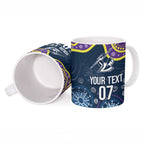 Melbourne Rugby NRL Custom Indigenous Ceramic Mug Raging Storms - Aussie Hoodie