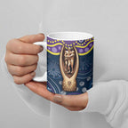 Melbourne Rugby NRL Custom Indigenous Ceramic Mug Raging Storms - Aussie Hoodie