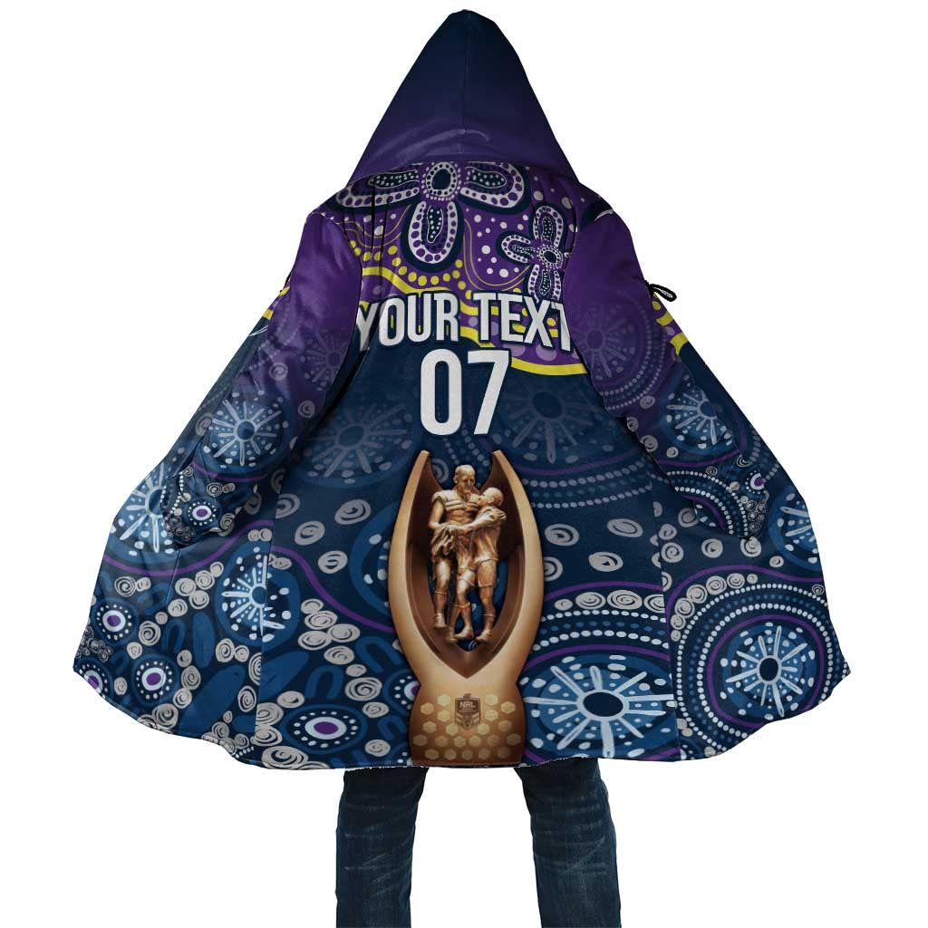 Melbourne Rugby NRL Custom Indigenous Cloak Raging Storms - Aussie Hoodie