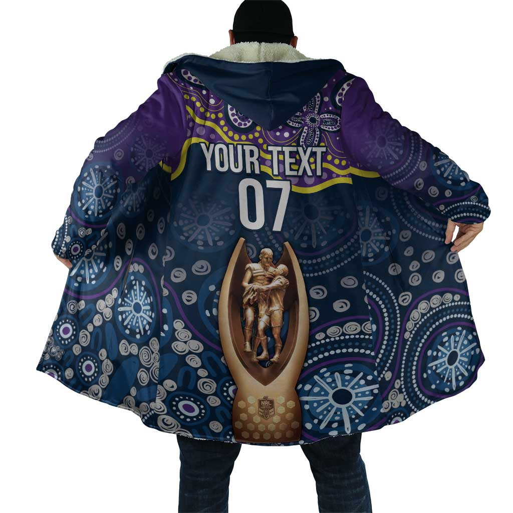 Melbourne Rugby NRL Custom Indigenous Cloak Raging Storms - Aussie Hoodie