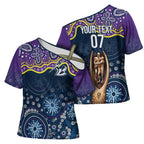 Melbourne Rugby NRL Custom Indigenous Cross Shoulder Shirt Raging Storms - Aussie Hoodie