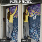 Melbourne Rugby NRL Custom Indigenous Door Cover Raging Storms - Aussie Hoodie