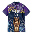 Melbourne Rugby NRL Custom Indigenous Family Matching Mermaid Dress and Hawaiian Shirt Raging Storms - Aussie Hoodie