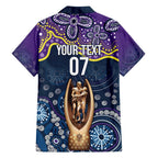 Melbourne Rugby NRL Custom Indigenous Family Matching Summer Maxi Dress and Hawaiian Shirt Raging Storms - Aussie Hoodie