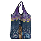 Melbourne Rugby NRL Custom Indigenous Grocery Bag Raging Storms - Aussie Hoodie
