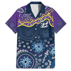 Melbourne Rugby NRL Custom Indigenous Hawaiian Shirt Raging Storms - Aussie Hoodie