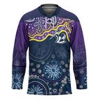 Melbourne Rugby NRL Custom Indigenous Hockey Jersey Raging Storms - Aussie Hoodie