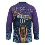 Melbourne Rugby NRL Custom Indigenous Hockey Jersey Raging Storms - Aussie Hoodie