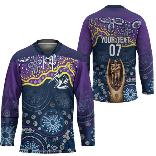 Melbourne Rugby NRL Custom Indigenous Hockey Jersey Raging Storms - Aussie Hoodie