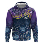 Melbourne Rugby NRL Custom Indigenous Hoodie Raging Storms - Aussie Hoodie