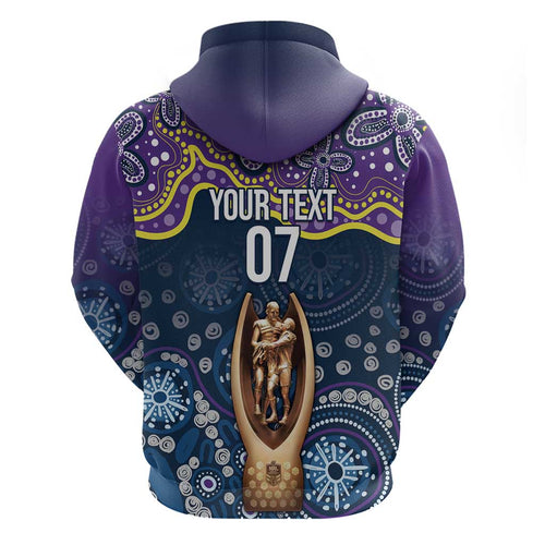 Melbourne Rugby NRL Custom Indigenous Hoodie Raging Storms - Aussie Hoodie