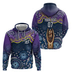 Melbourne Rugby NRL Custom Indigenous Hoodie Raging Storms - Aussie Hoodie