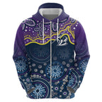 Melbourne Rugby NRL Custom Indigenous Hoodie Raging Storms - Aussie Hoodie
