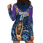 Melbourne Rugby NRL Custom Indigenous Hoodie Dress Raging Storms - Aussie Hoodie