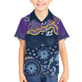 Melbourne Rugby NRL Custom Indigenous Kid Hawaiian Shirt Raging Storms - Aussie Hoodie