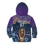 Melbourne Rugby NRL Custom Indigenous Kid Hoodie Raging Storms - Aussie Hoodie
