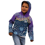 Melbourne Rugby NRL Custom Indigenous Kid Hoodie Raging Storms - Aussie Hoodie