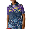 Melbourne Rugby NRL Custom Indigenous Kid Polo Shirt Raging Storms - Aussie Hoodie