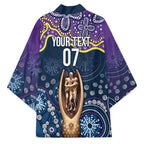 Melbourne Rugby NRL Custom Indigenous Kimono Raging Storms - Aussie Hoodie