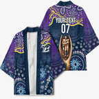 Melbourne Rugby NRL Custom Indigenous Kimono Raging Storms - Aussie Hoodie