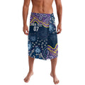 Melbourne Rugby NRL Custom Indigenous Lavalava Raging Storms - Aussie Hoodie