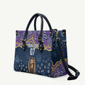 Melbourne Rugby NRL Custom Indigenous Leather Bag Raging Storms - Aussie Hoodie