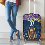 Melbourne Rugby NRL Custom Indigenous Luggage Cover Raging Storms - Aussie Hoodie
